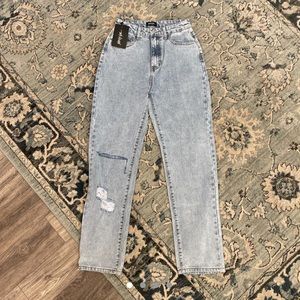 Nasty Gal Light/Acid Wash Jeans